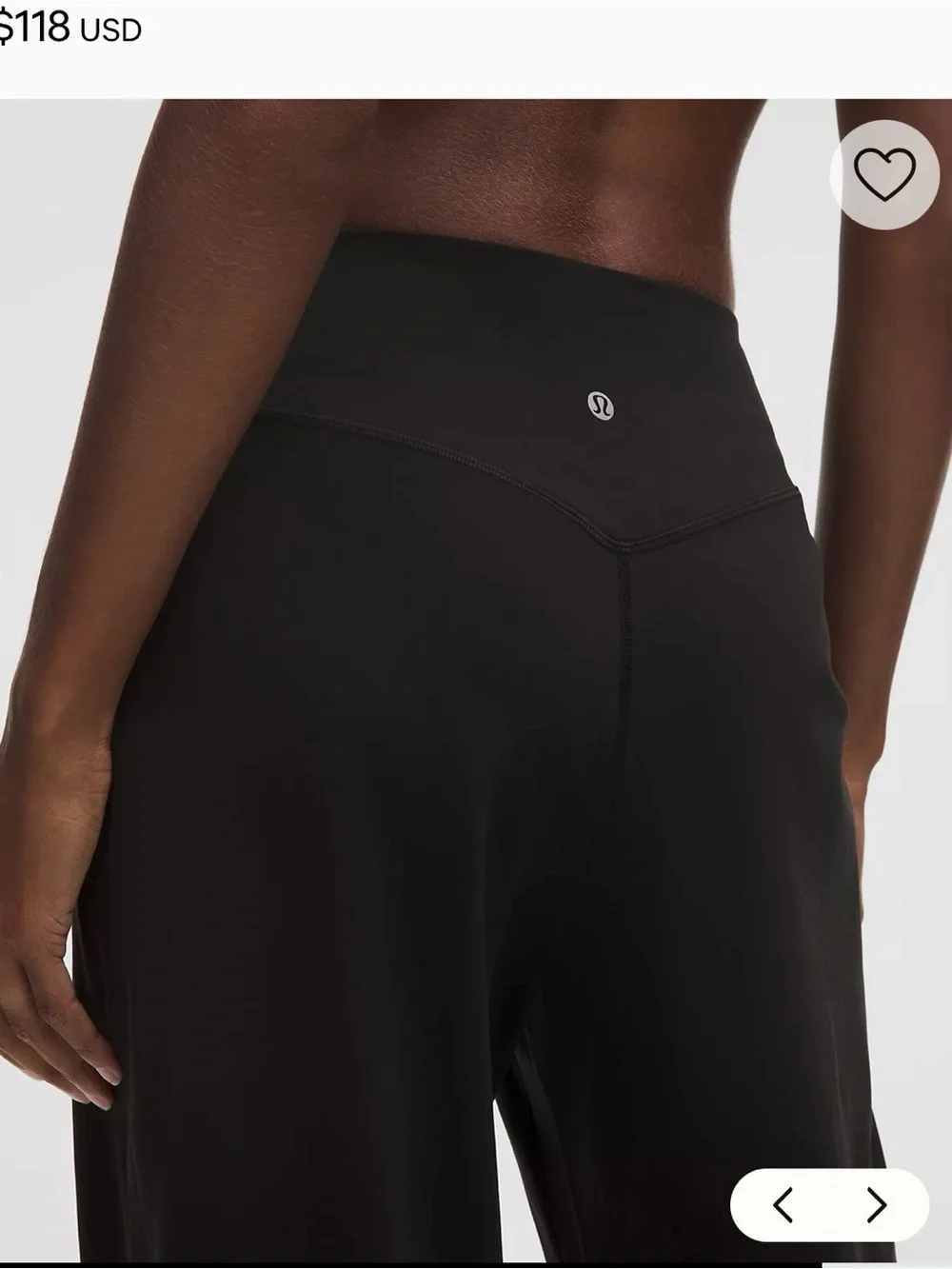 lululemon athletica Black align Joggers size 6 NWOT